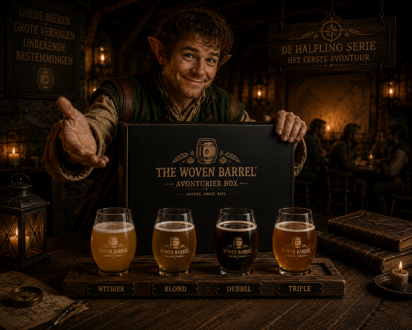 De Halfling Serie — nieuwste bierproefpakket van Woven Barrel